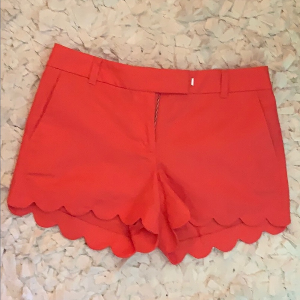 J. Crew Scalloped Shorts, Size 6